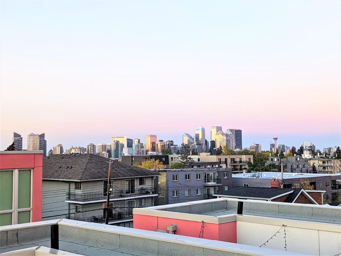 Monki Di Executive Suites - Glas - Luxury Inner City Home 3 Min To Downtown W Private Rooftop Patio Fireplace YYC Buitenkant foto